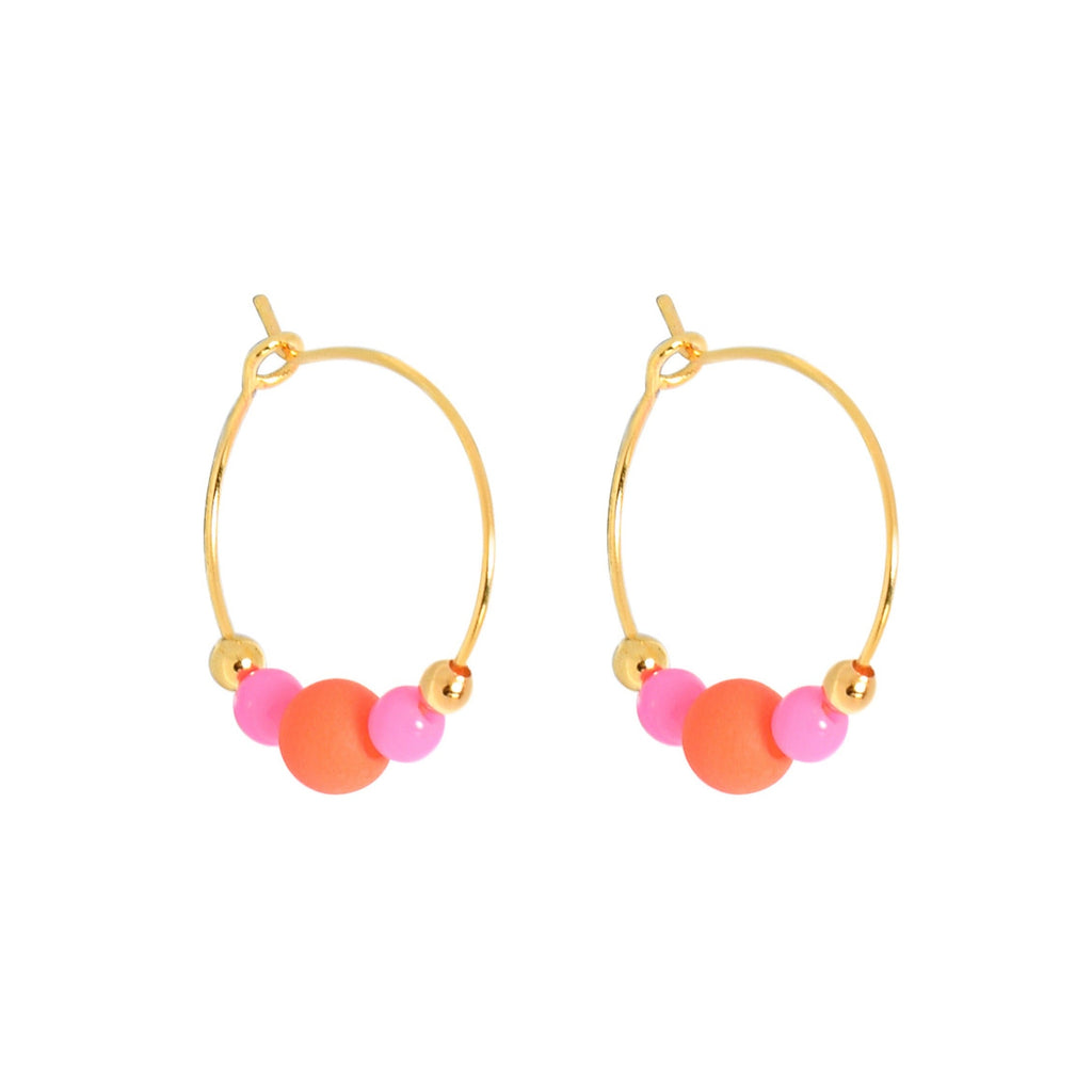 Colourpop Earrings Hotpink Orange