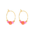 Colourpop Earrings Hotpink Orange