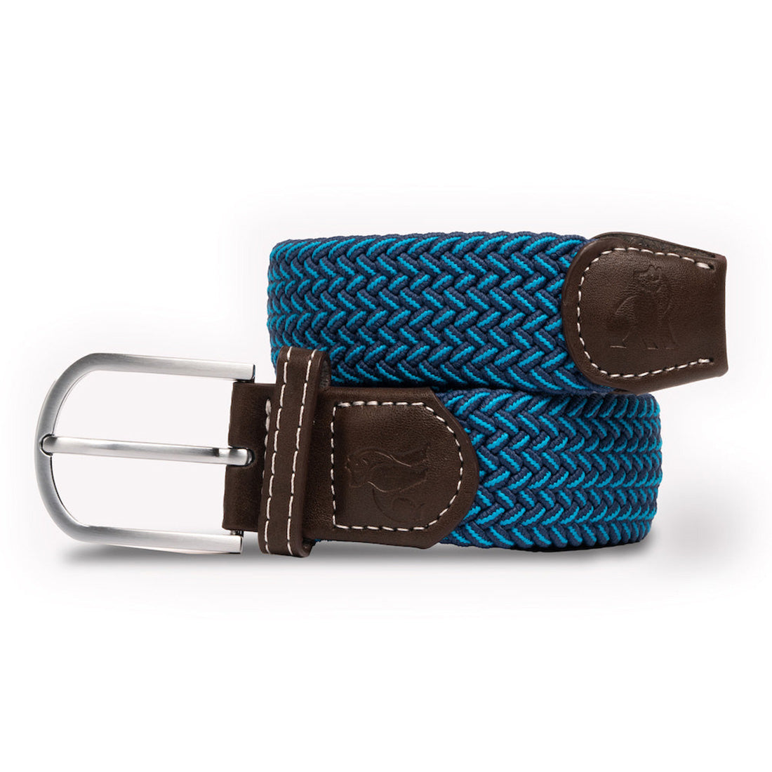 Swole Panda Woven Belt, Royal Blue Fine Weave