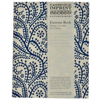 Exercise Book Seaweed Paisley Prussian Blue (Lined)
