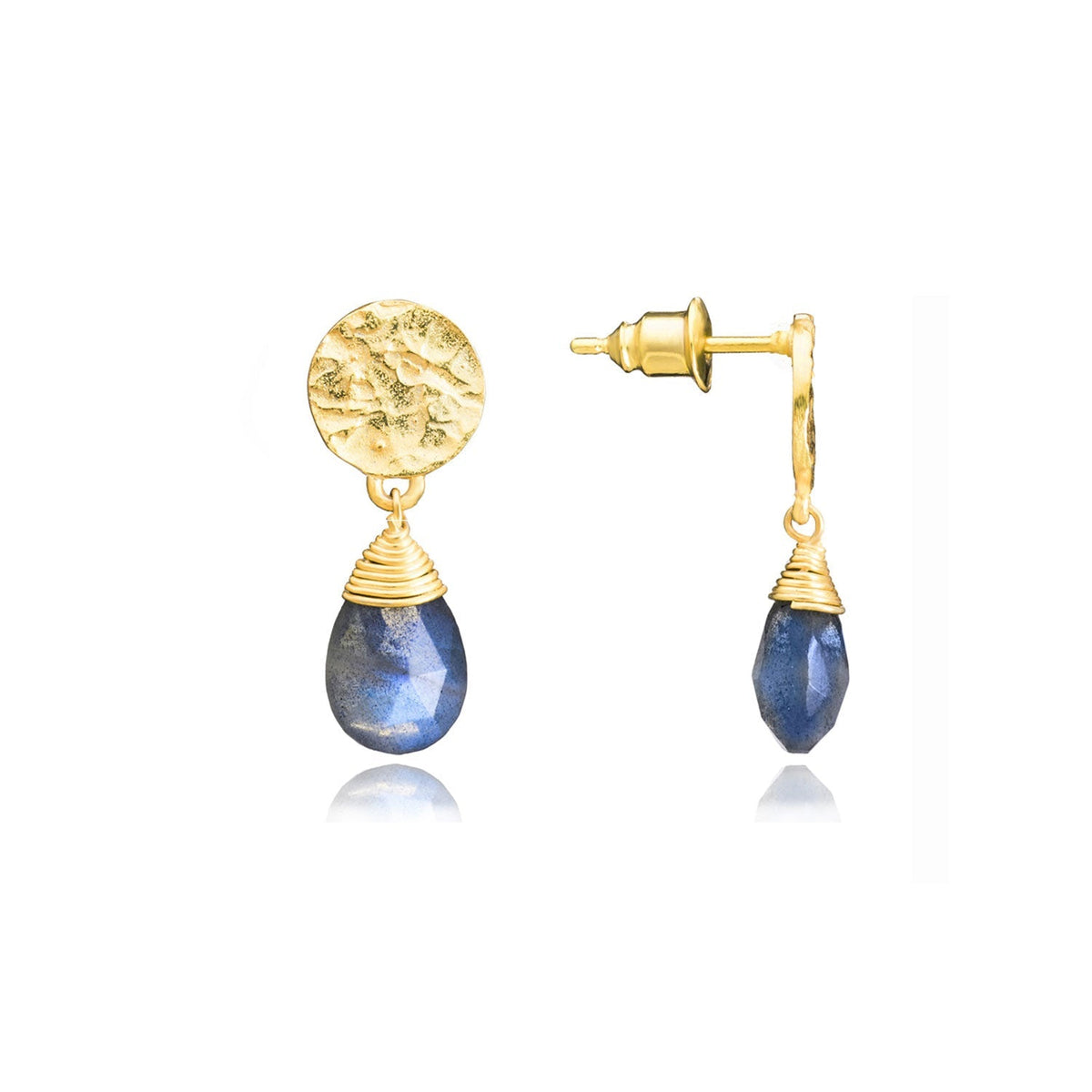 Classic Athena Kate Drop Earrings Labradorite
