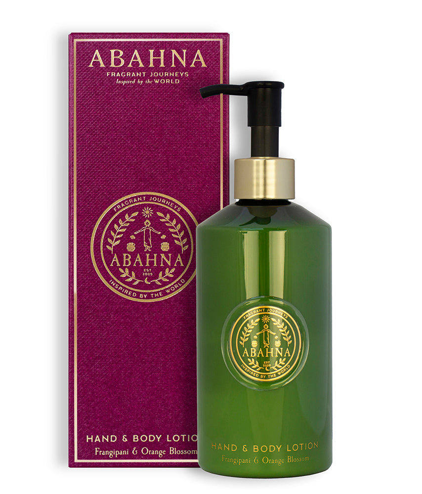 Abahna Hand & Body Lotion Frangipani & Orange Blossom 300ml