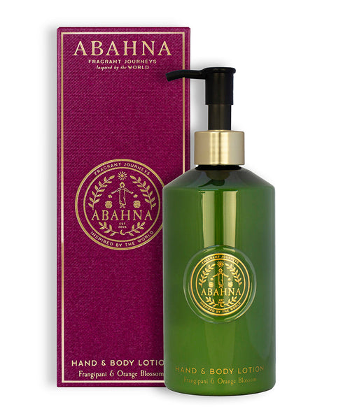 Abahna Hand & Body Lotion Frangipani & Orange Blossom 300ml