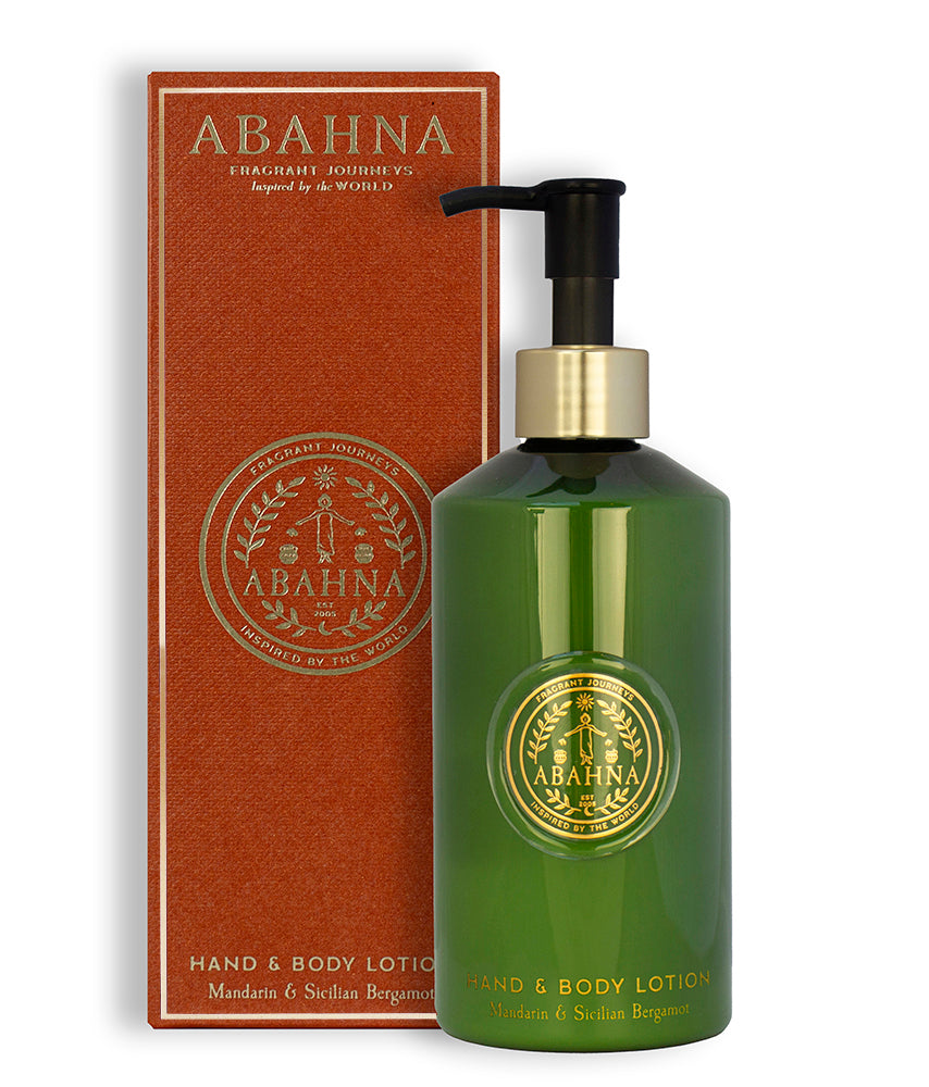 Abahna Hand & Body Lotion Mandarin & Sicilian Bergamot 300ml