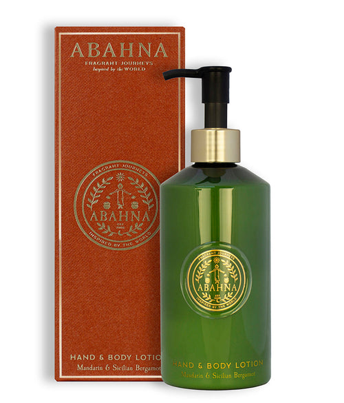Abahna Hand & Body Lotion Mandarin & Sicilian Bergamot 300ml