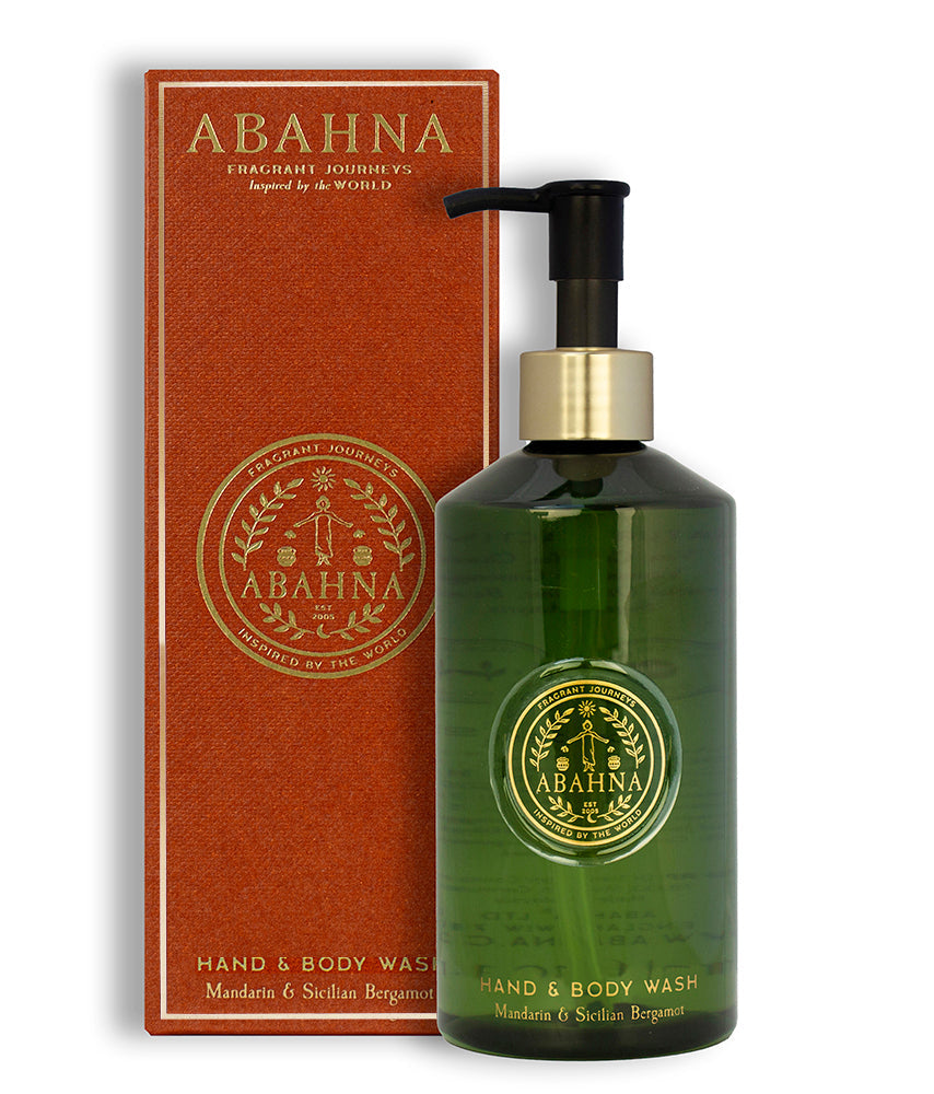 Abahna Hand & Body Wash Mandarin & Sicilian Bergamot 300ml