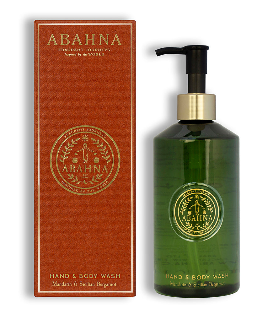 Abahna Hand & Body Wash Mandarin & Sicilian Bergamot 300ml