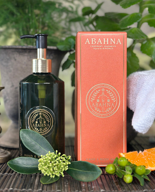 Abahna Hand & Body Wash Mandarin & Sicilian Bergamot 300ml