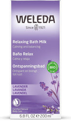 Weleda Relaxing Bath Milk Lavender 200ml packaging