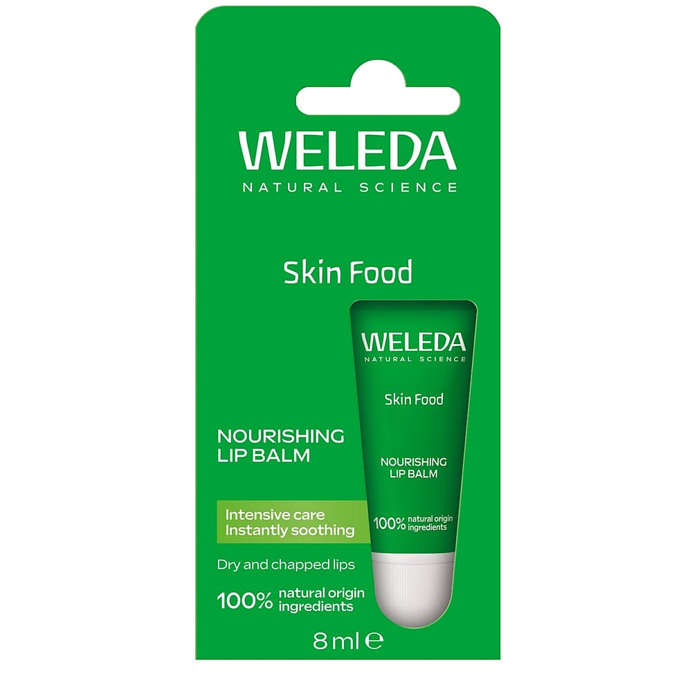 Weleda Skin Food Nourishing Lip Balm 8ml packaging