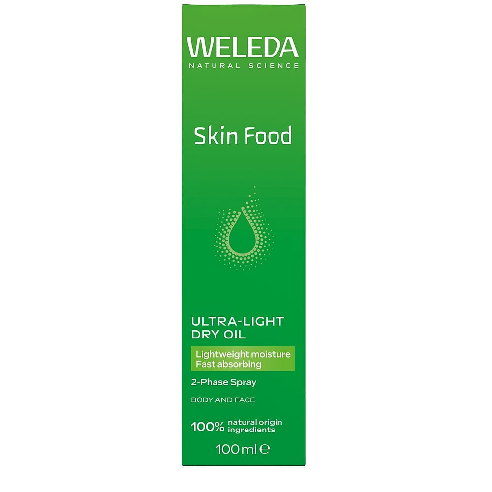 Weleda Skin Food Ultra-Light Dry Oil 100ml packaging